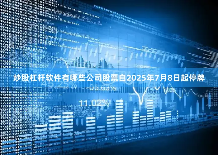 炒股杠杆软件有哪些公司股票自2025年7月8日起停牌